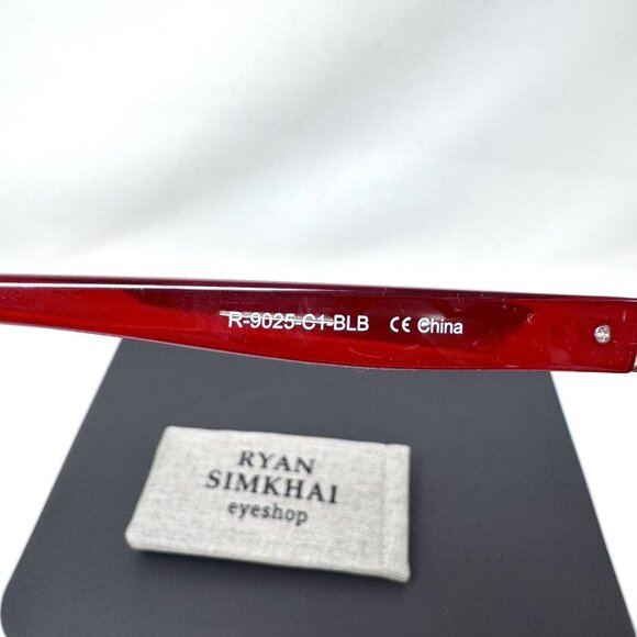 Ryan Simkhai Eyeshop Readers +1.75 Red Reading Glasses blue light block - Picture 10 of 15